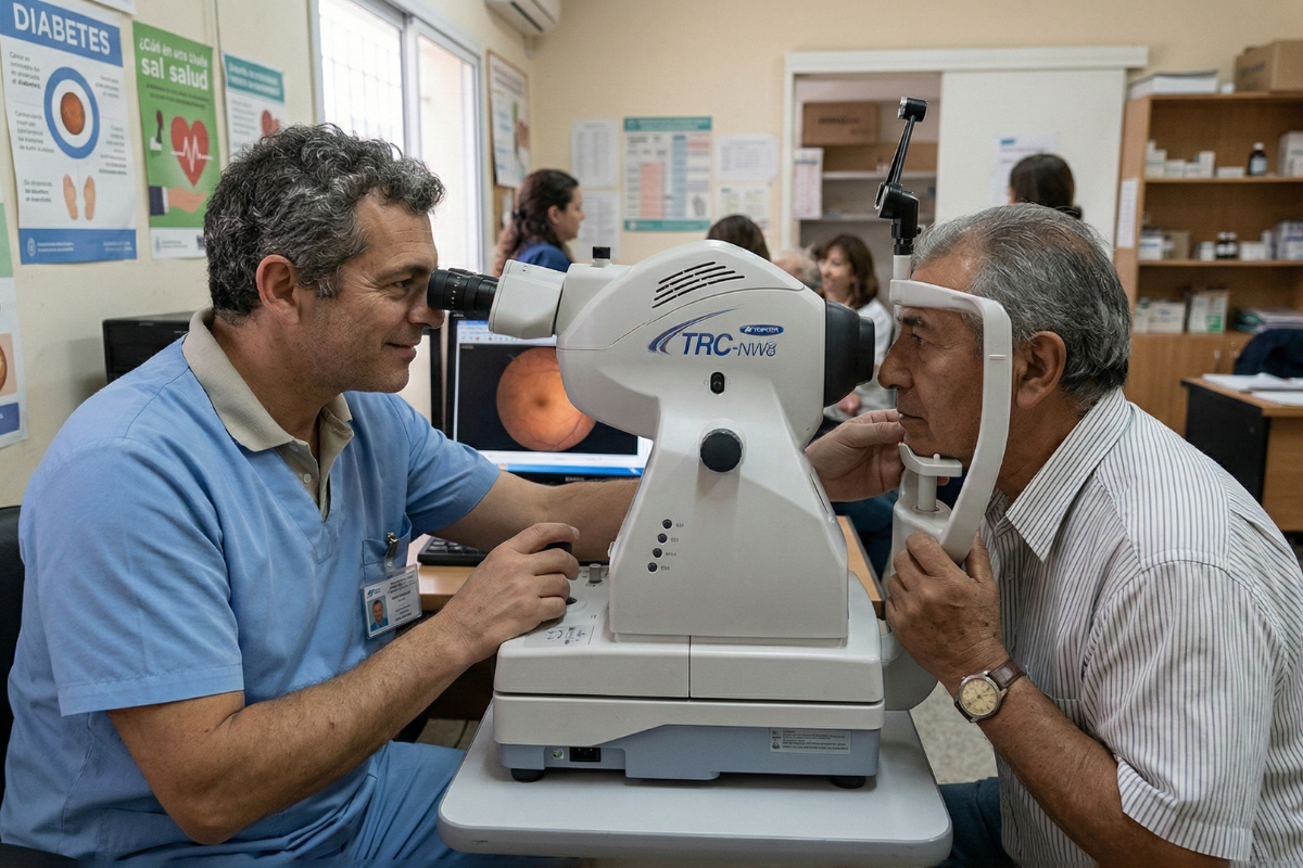 Captura asistida de retinografías en atención primaria