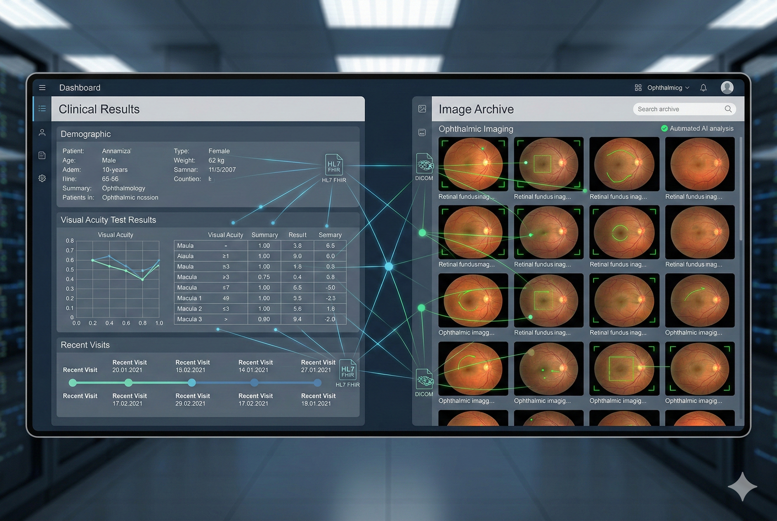 Interoperability in teleophthalmology: integrating fundus imaging into the EHR with HL7 FHIR and DICOM