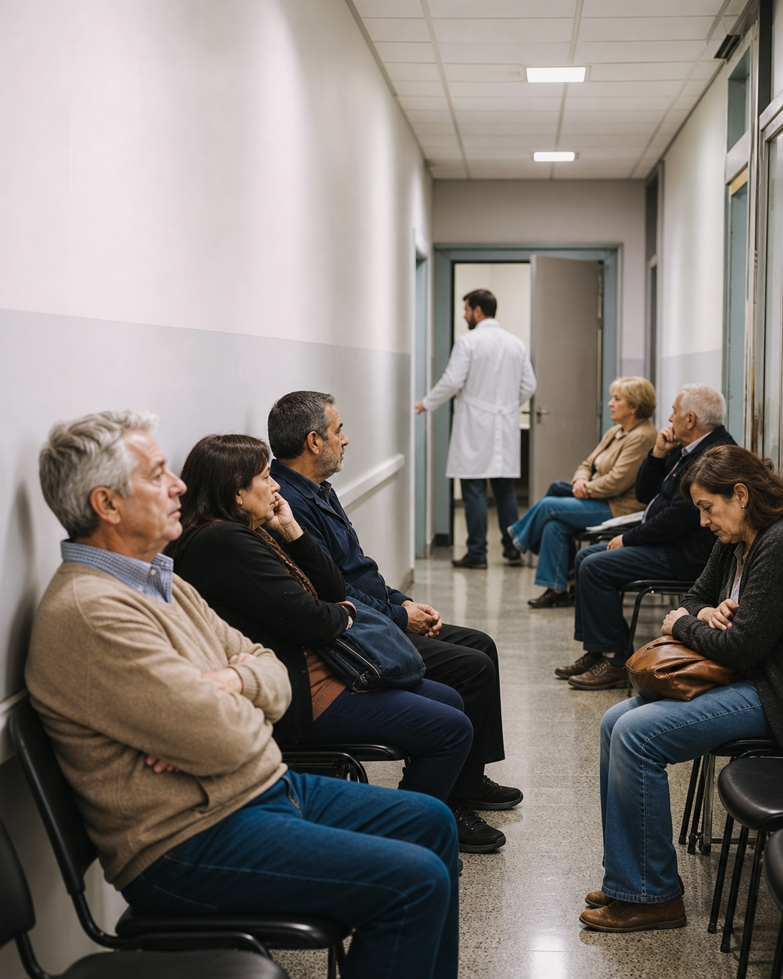 Sala de espera hospitalaria