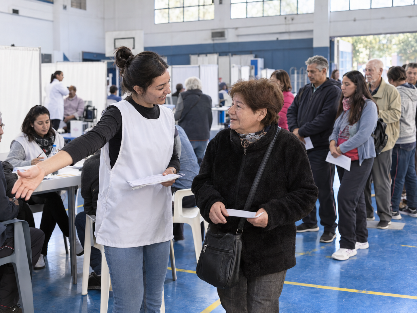 Operativo territorial de tamizaje con gran afluencia de pacientes